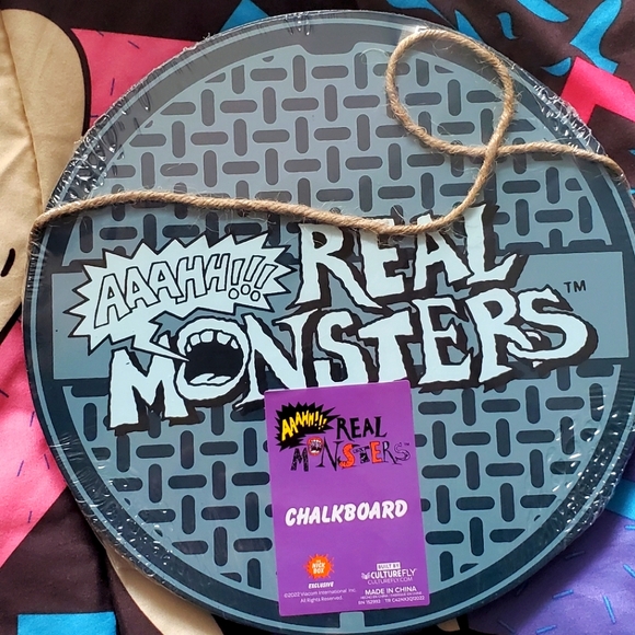 💥2/$30💥 AAAHH!!! Real Monsters Chalk Board - Picture 1 of 2